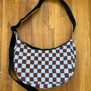 BAGGU UO EXCLUSIVE blue and brown check, NWOT